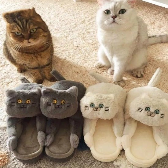 Hugger Cat Slippers