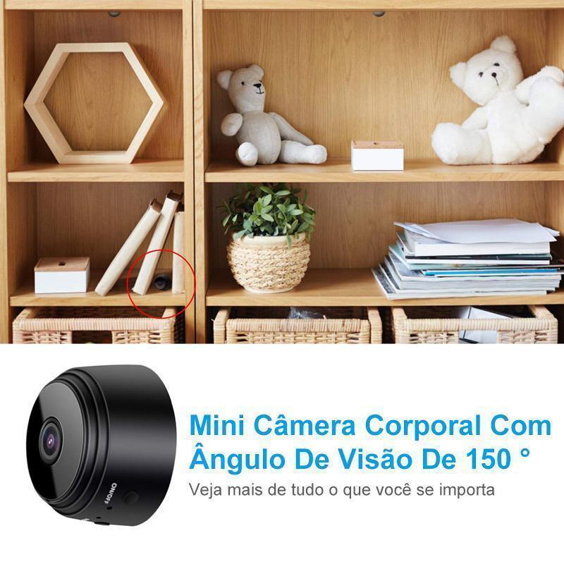 (46% OFF) Micro Câmera HD PRO - Câmera de vigilância remota - Magazine Variedades