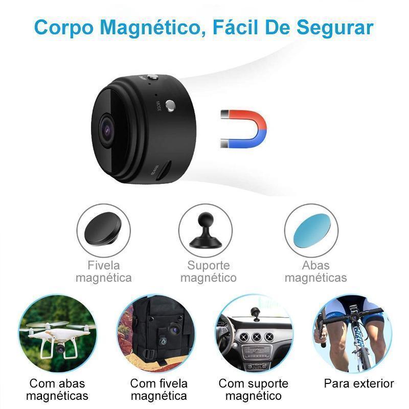 (46% OFF) Micro Câmera HD PRO - Câmera de vigilância remota - Magazine Variedades