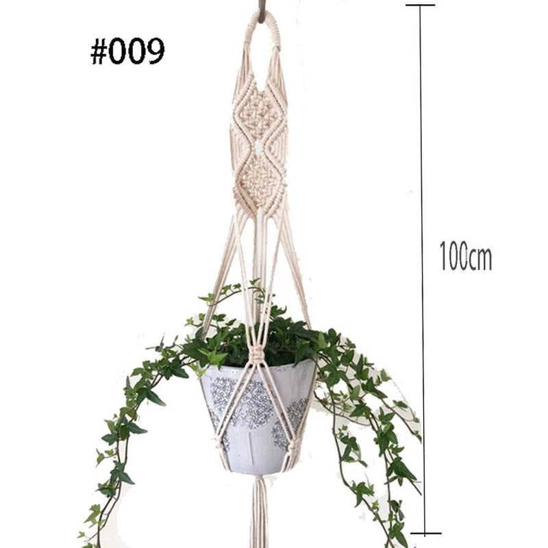 Hot sales 100% handmade macrame plant hanger flower /pot hanger for wall decoration countyard garden - Pepe Atacado e Varejo