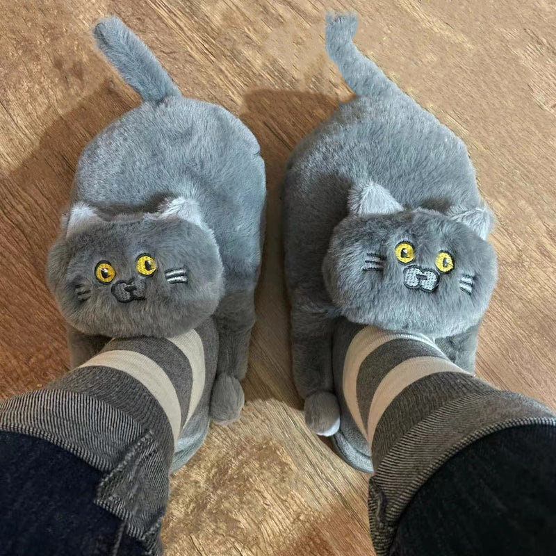 Hugger Cat Slippers