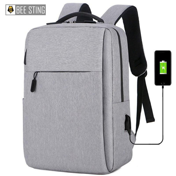 Mochila Laptop 17 Polegadas Anti-Roubo Bolsa de Viagem Casual com Carregamento USB - SSPX Magazine